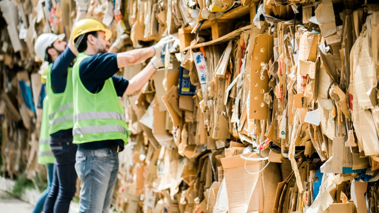 Hoe wordt papier en karton gemaakt (massief)? » Dozenhal