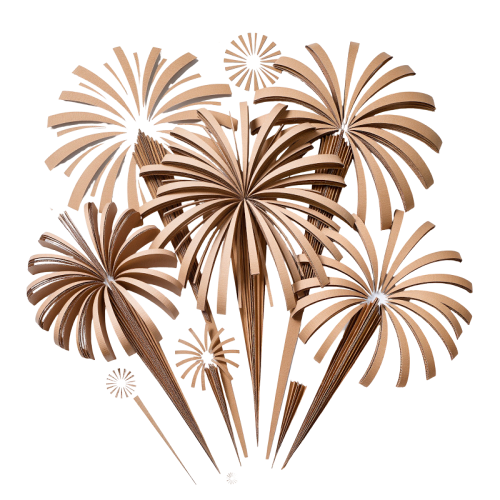 kartonnen vuurwerk